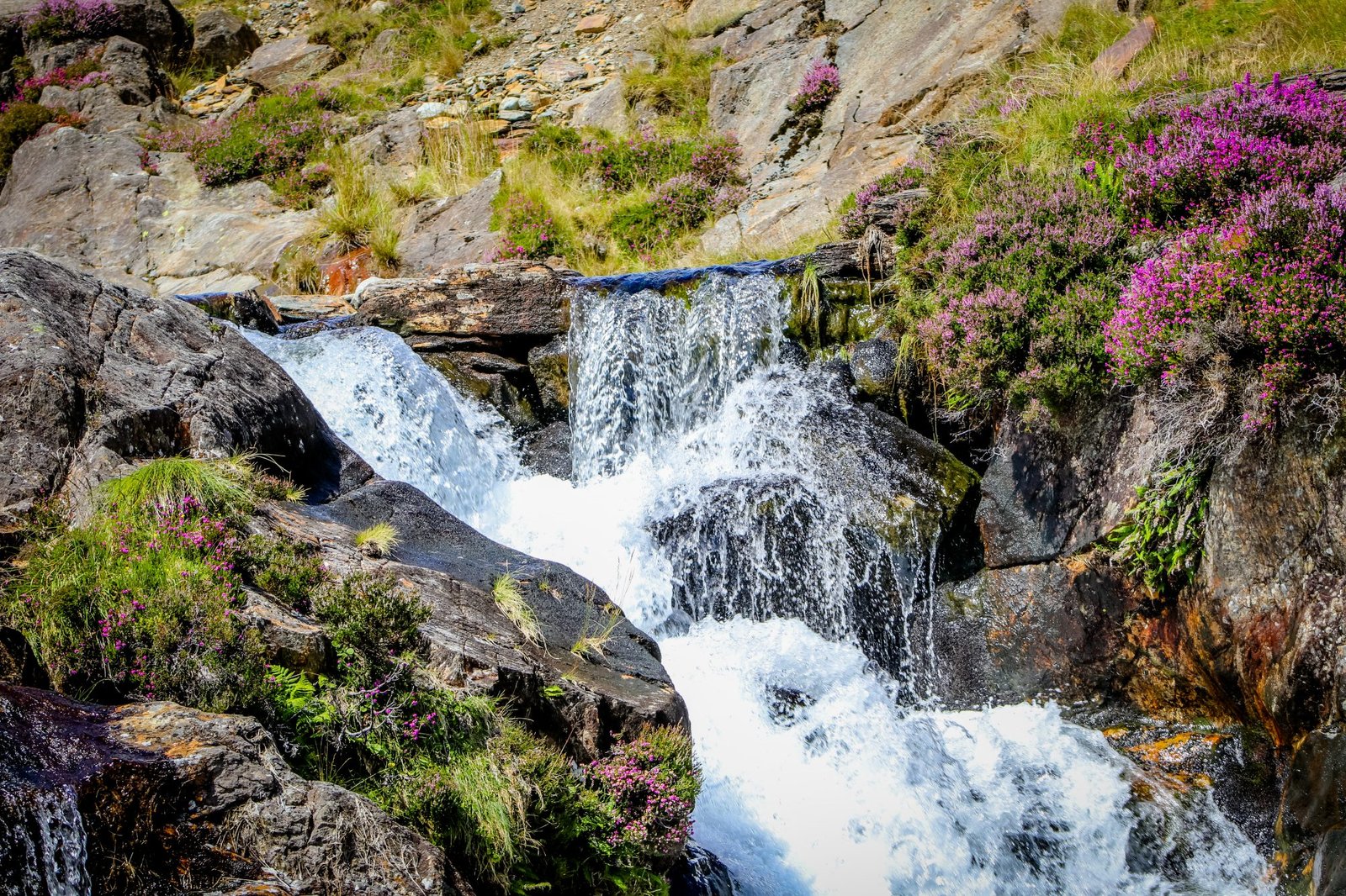 Waterfall in Snowdonia National Park