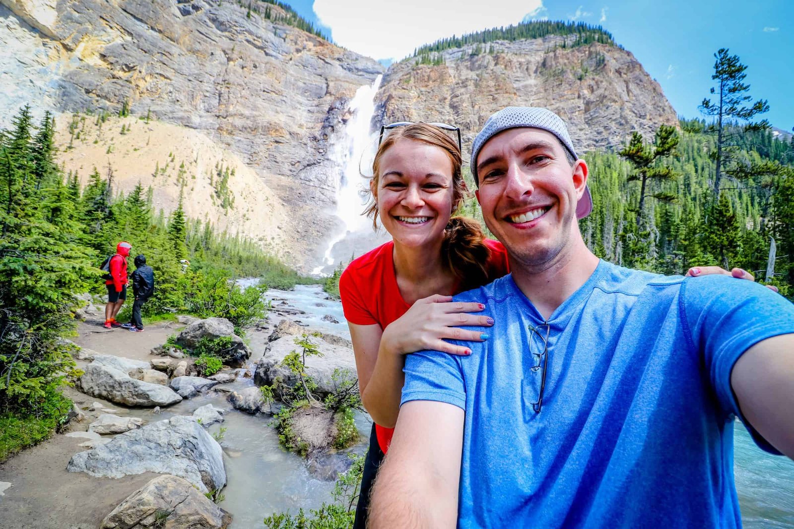 Takakkaw Falls Selfie - Yoho National Park, Canada